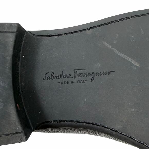 Salvatore Ferragamo Grandioso Gancini Bit Leather Loafer Black Size 10D/ 11 main image 5